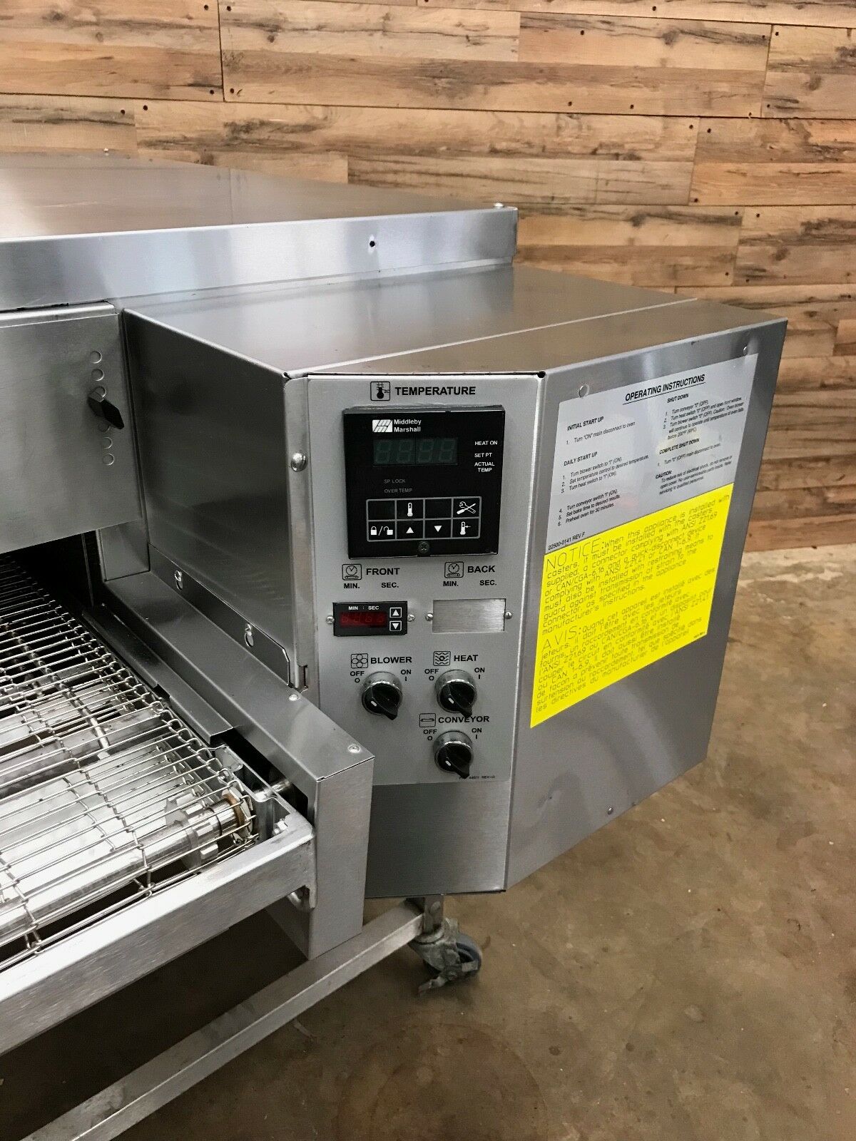 2014 Middleby Marshall PS536ES Electric Conveyor Oven With 18″ x 36″ Belt – Restaurant Equipment ...