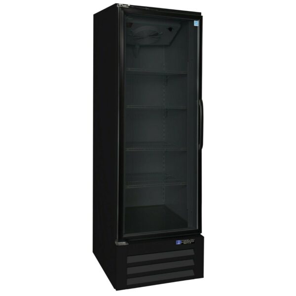 Black Glass Door Refrigerated Merchandiser