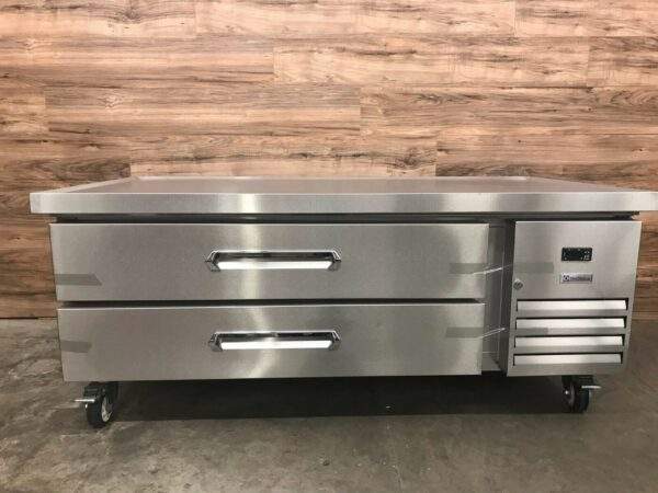 2019 60" 2 Drawer Refrigerated Chef Base, 115 V